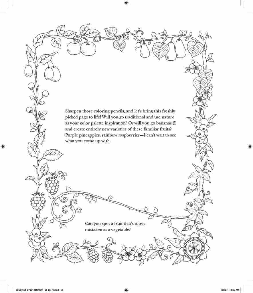 30 Days of Creativity - Draw, Color & Discover your Creative Self