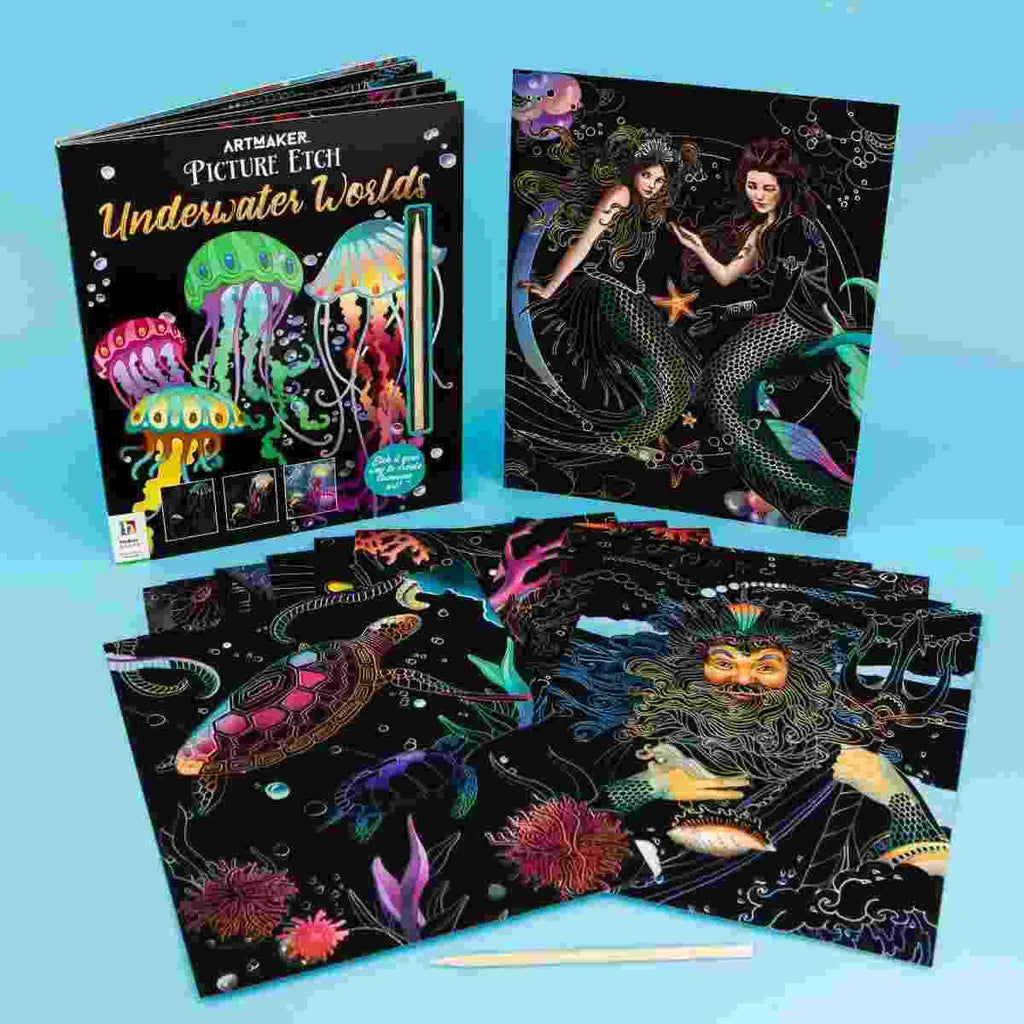 Underwater Worlds Picture - Etch Book