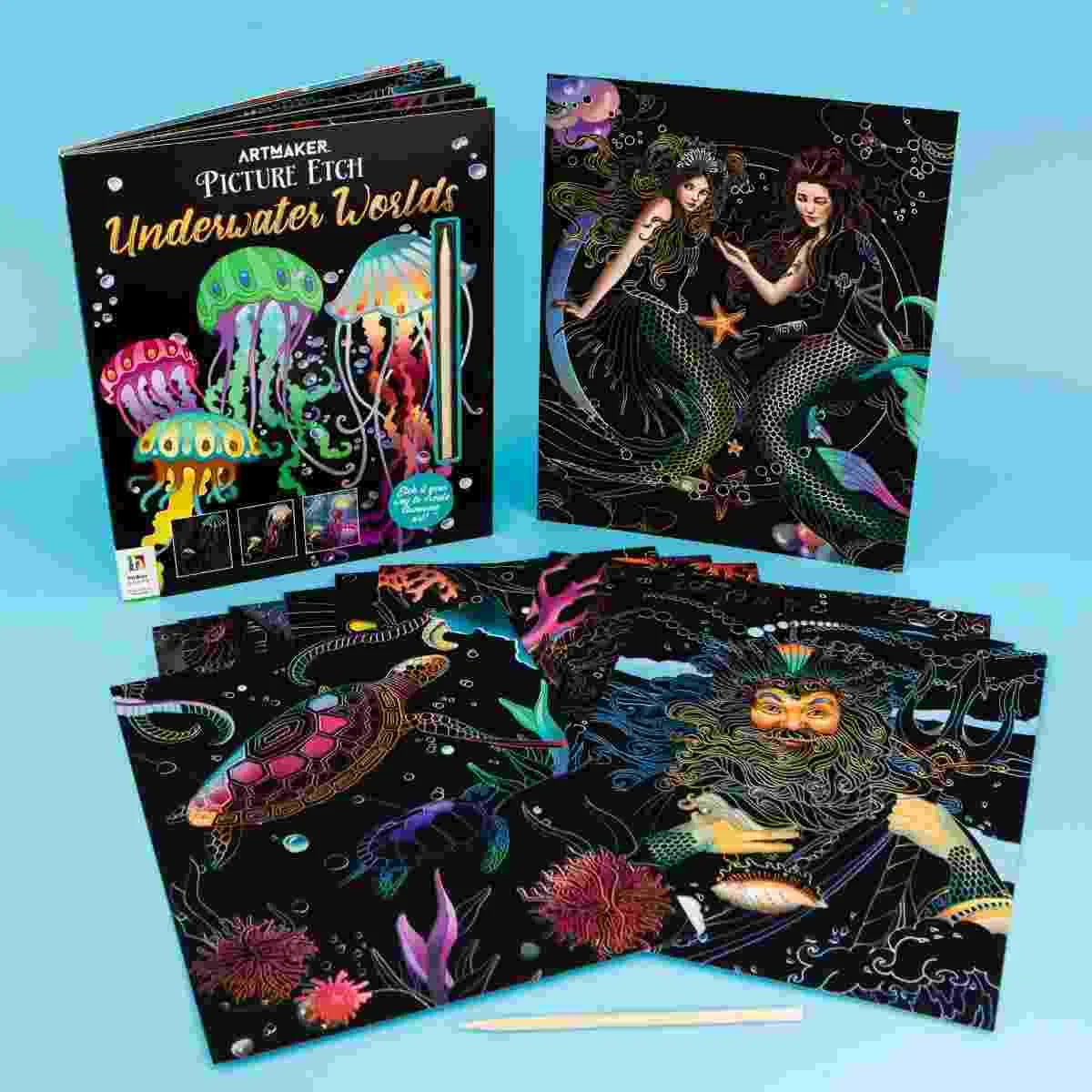 Underwater Worlds Picture - Etch Book