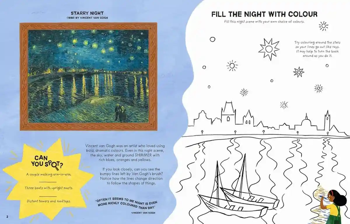 Art Gallery Doodling and Colouring - Usborne