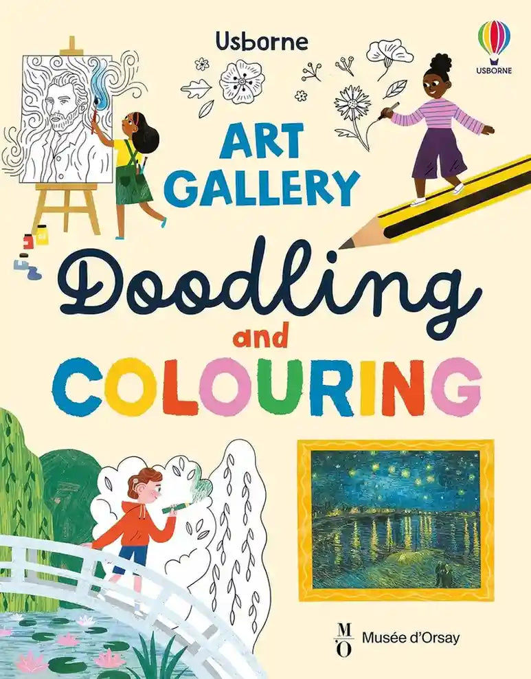 Art Gallery Doodling and Colouring - Usborne