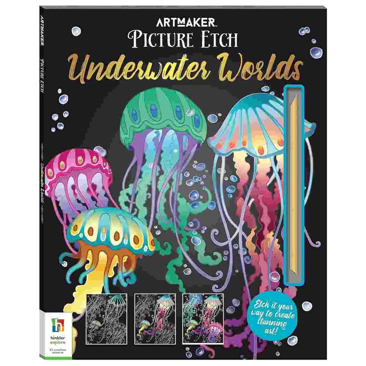 Underwater Worlds Picture - Etch Book