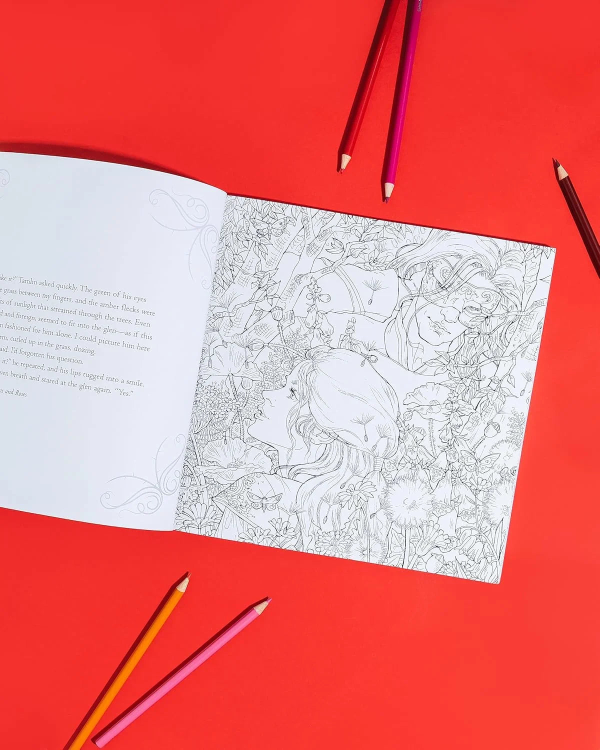 A Court of Thorns and Roses Coloring