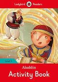 Aladdin Activity Book for Ladybird Readers on a red background