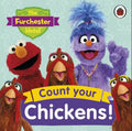 Book cover of 'Count your Chickens!' featuring characters from 'The Furchester Hotel'.