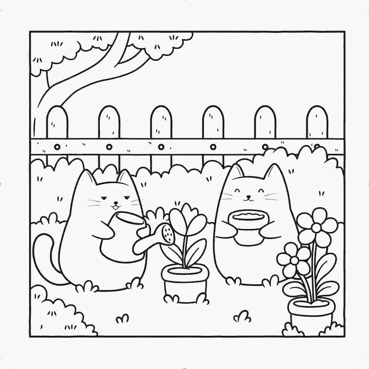 Cozy Kitty - Cute & Very Cozy Colouring