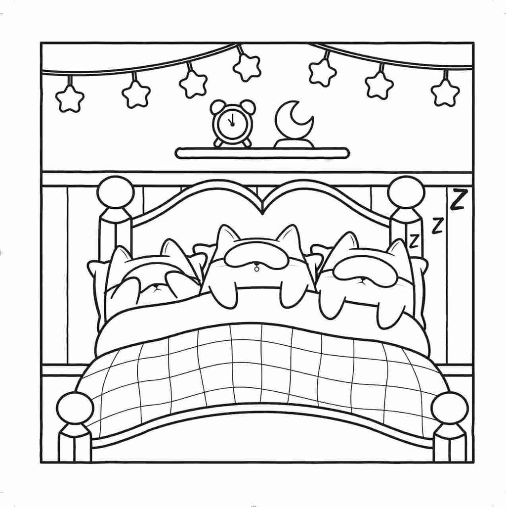 Cozy Kitty Corner - Cute & Very Cozy Colouring