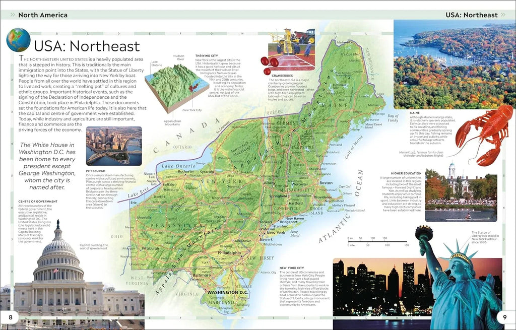 DK Childrens - Illustrated World Atlas