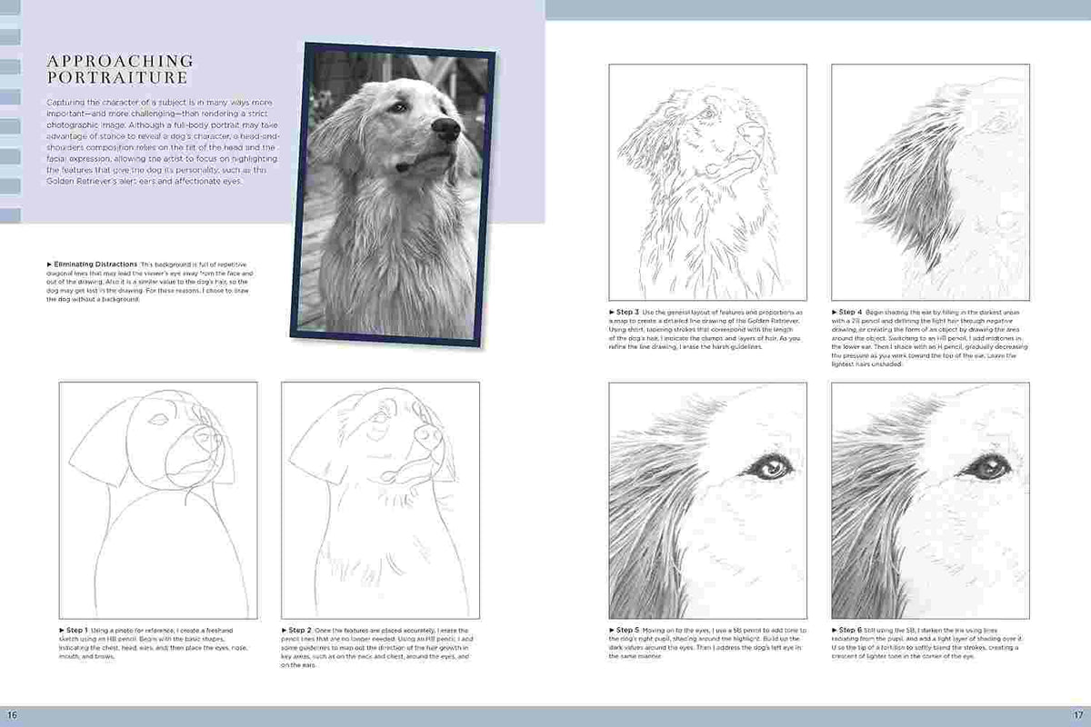Drawing Lifelike Subjects - A Complete Guide to Rendering Flowers, Landscapes, and Animals