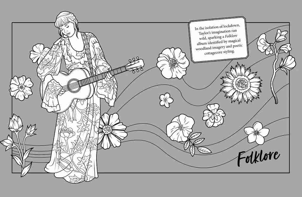 Fill the Blank Spaces - A Coloring Book For Taylor Swift Fans
