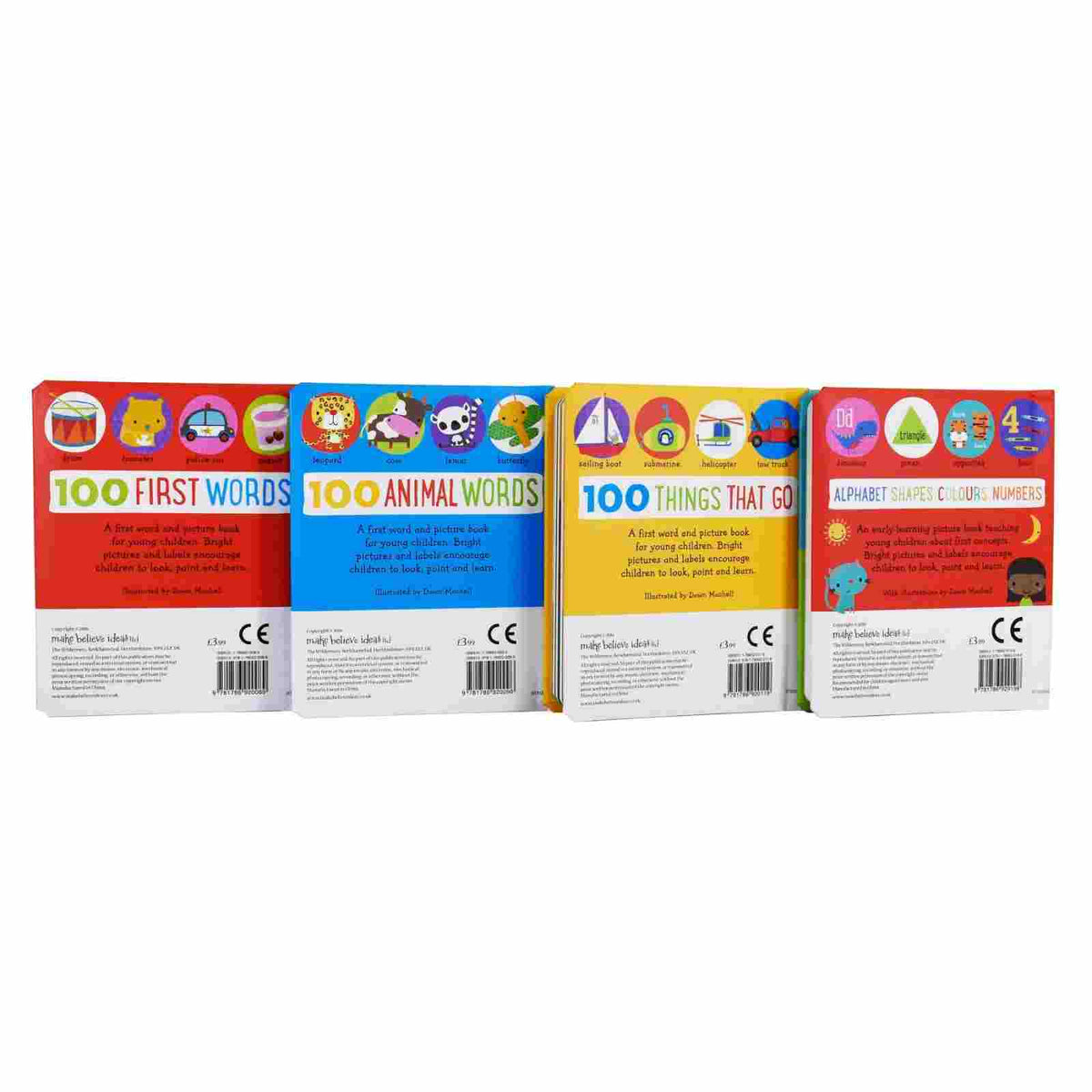 First Words Collection (4 Books Box Set) - 400+ Words to Learn!