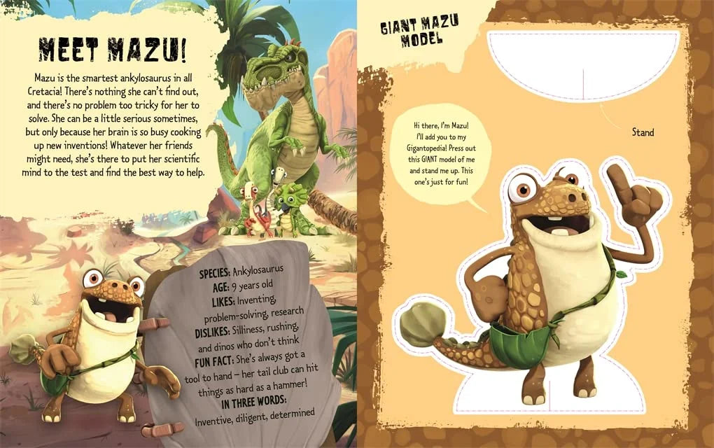 Gigantosaurus: Press Out and Play Mazu