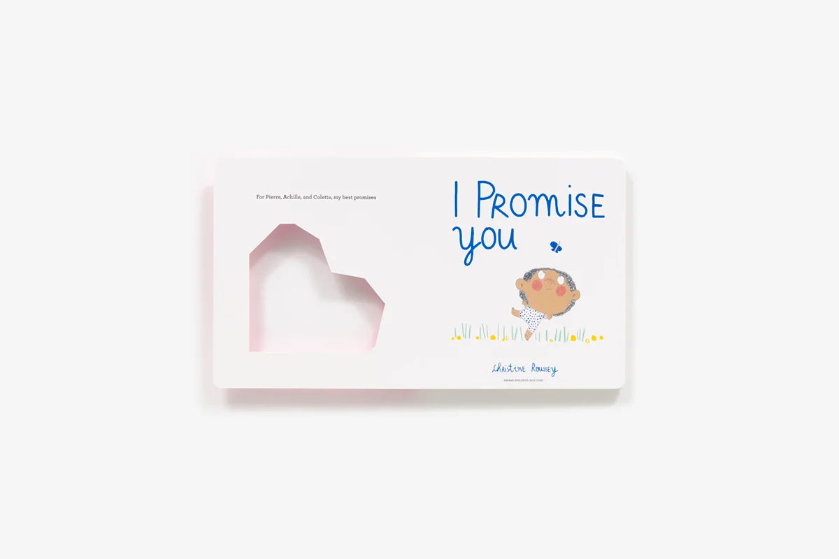 Card with heart cutout and 'I Promise You' text on a white background