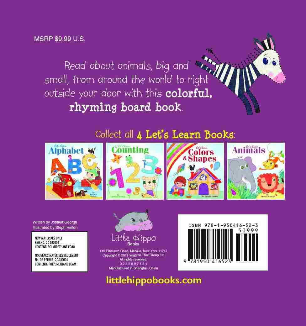Let's Learn Animals – Joshua George