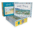 Magic Beach puzzle set with colorful packaging on a white background