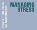 Book cover of 'Managing Stress' by Kate Joseph and Chris Irons on a light blue background