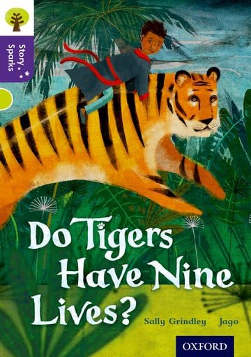Book cover of 'Do Tigers Have Nine Lives?' with a tiger and child illustration.