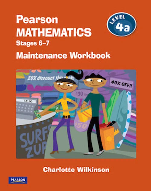 Pearson Mathematics 4a: Stages 6-7 Maintenance Workbook