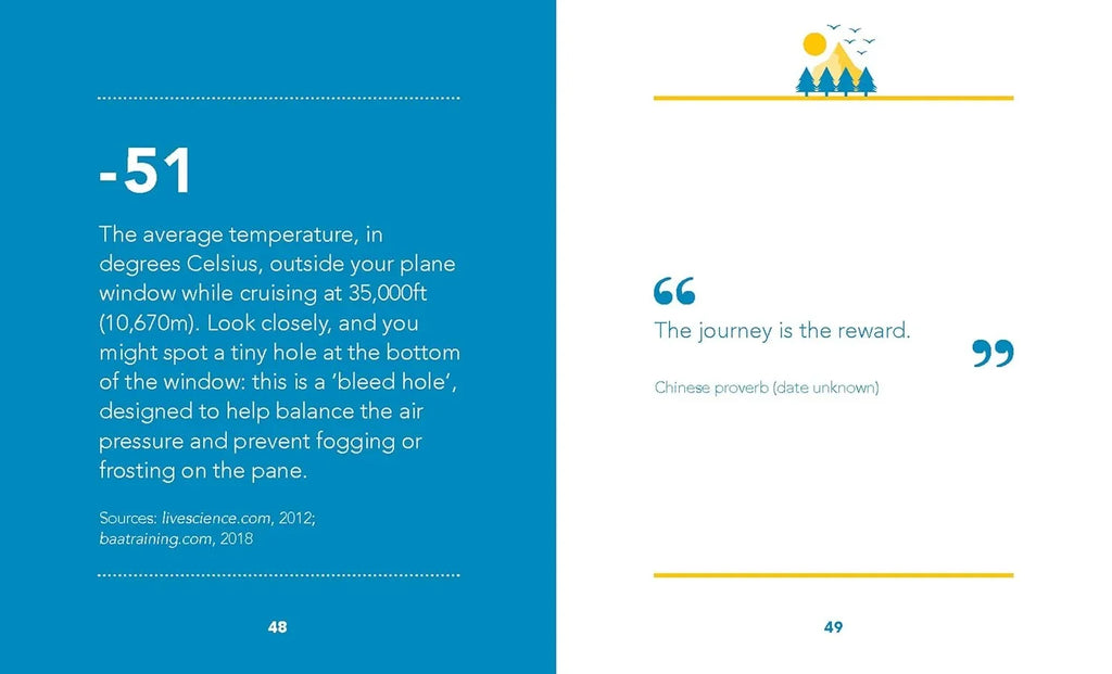 Page from a book or report with text and a quote on a blue and white background