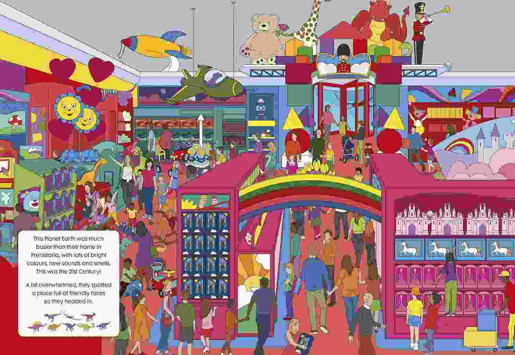 Where's the Dinosaur? A Roarsome Search-and-Find Adventure
