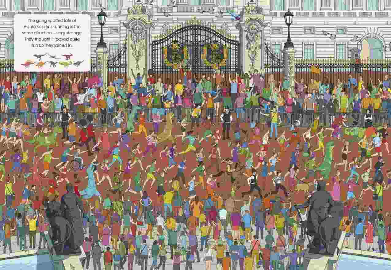 Where's the Dinosaur? A Roarsome Search-and-Find Adventure
