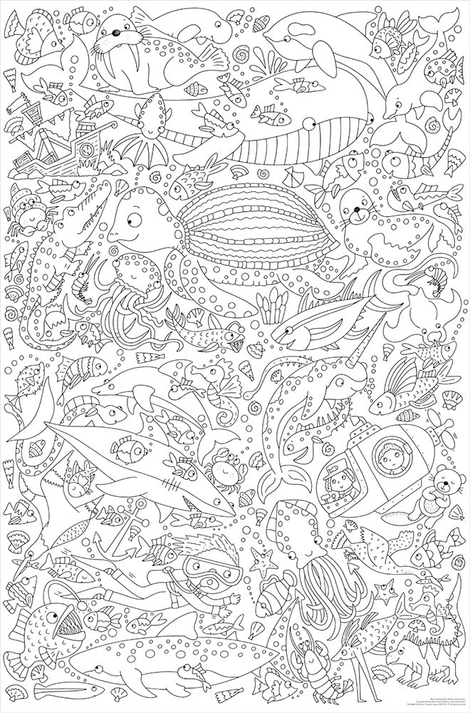 World’s Biggest Colour-in Ocean
